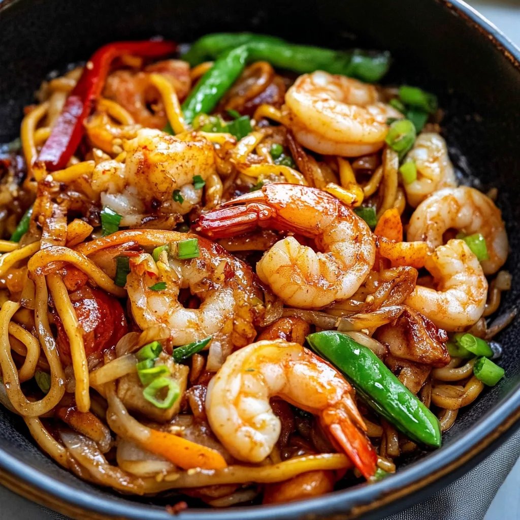 Schwarzer Pfeffer Udon