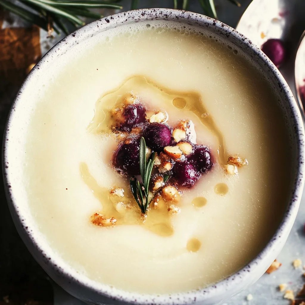 Pastinaken-Apfel Suppe