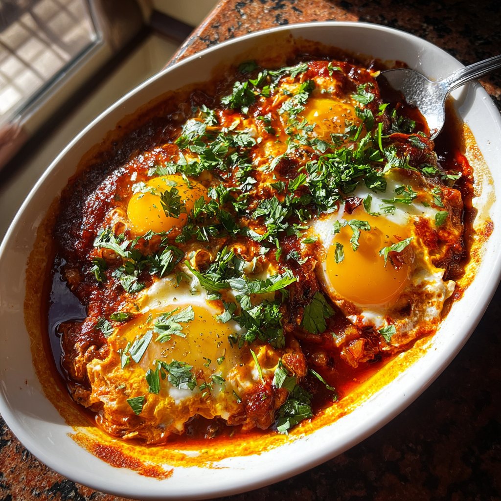 Shakshuka mit Knoblauch