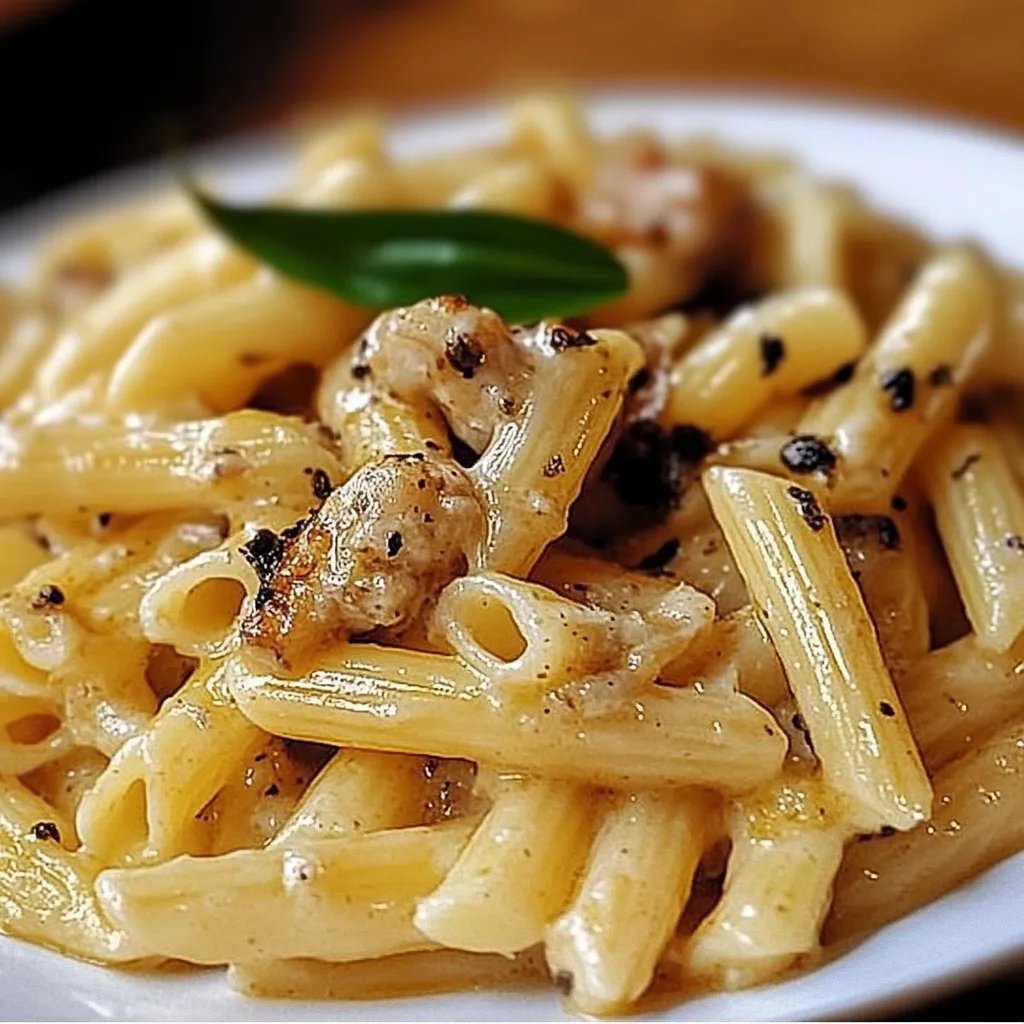 Hähnchen-Pasta mit Honig und Pfeffer