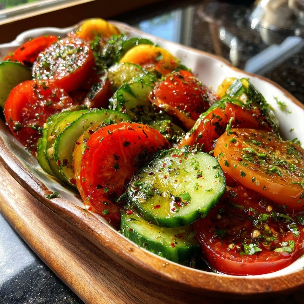 Grill Beilagen Mit Tomaten Und Gurke