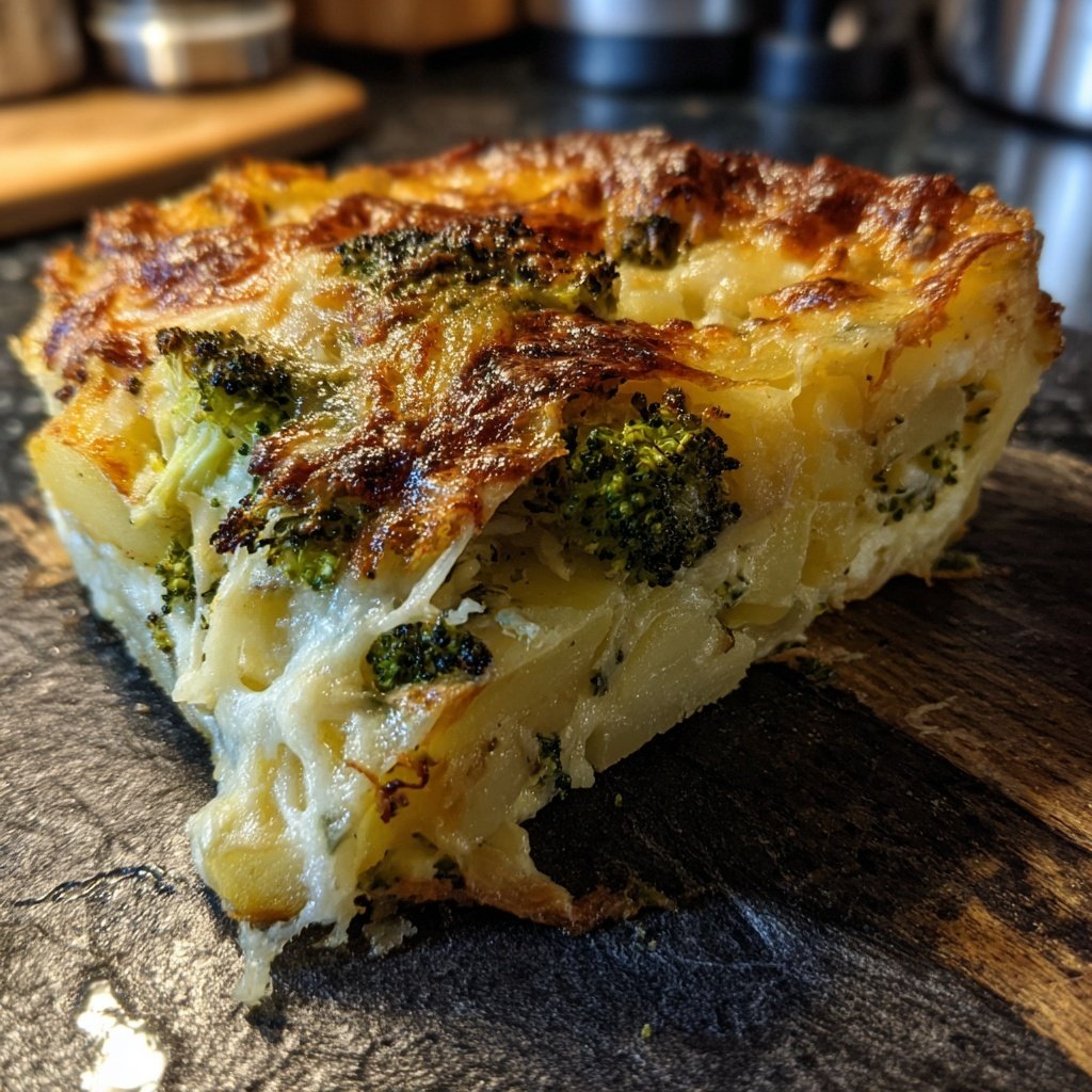 Kartoffelauflauf mit Brokkoli