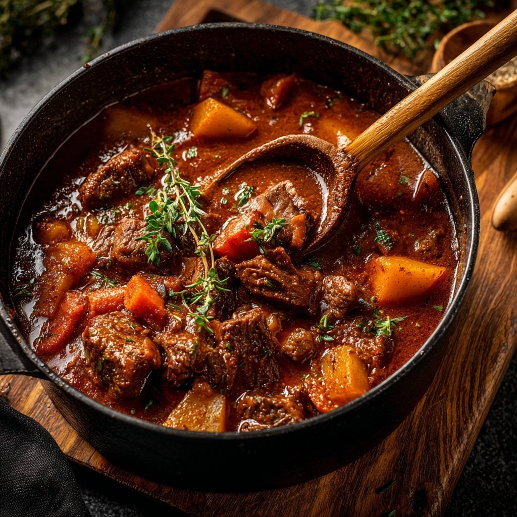 Wärmendes weihnachtliches Gewürz-Gulasch – ein Fest für die Sinne!