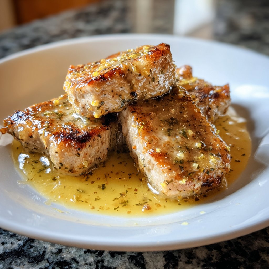 Kalbsmedaillons mit Zitronensauce