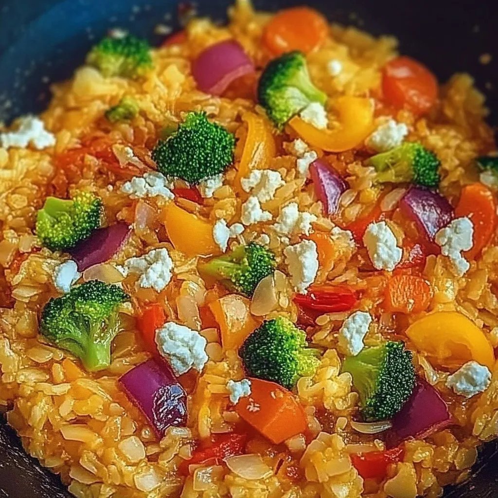 Gemüsereispfanne – bunt