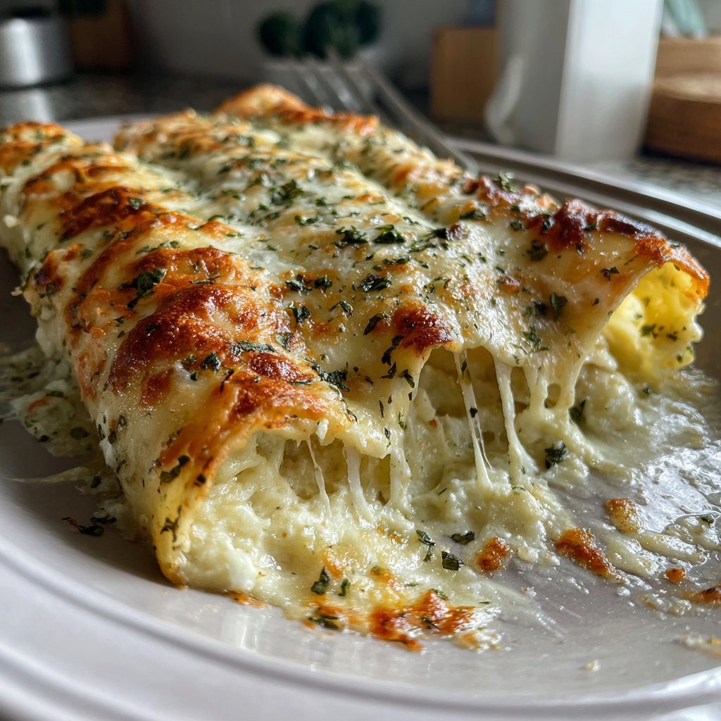 Cannelloni mit Frischkäsefüllung