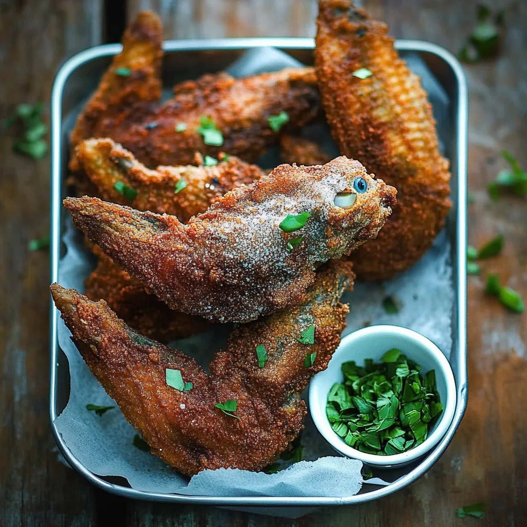 Knusprig gebratenes Hähnchen