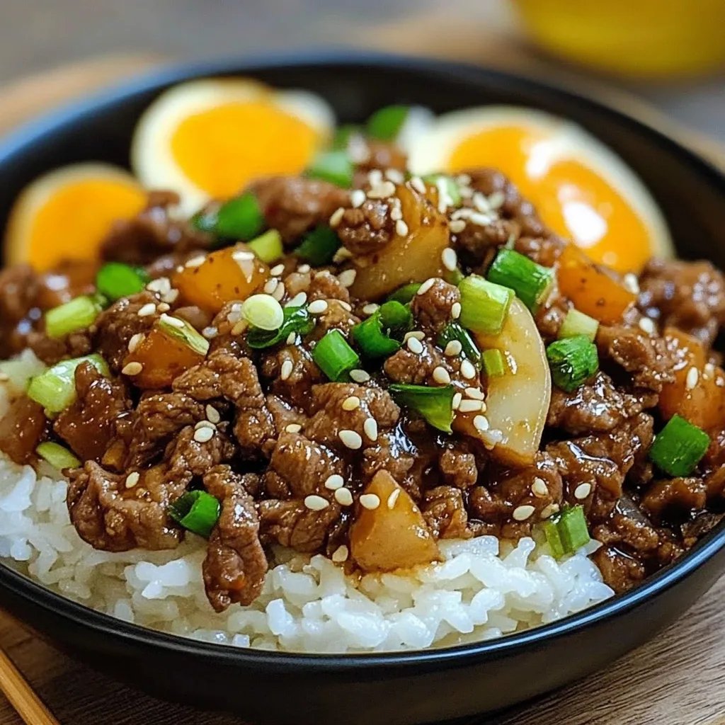 Einfaches Bulgogi mit Hackfleisch