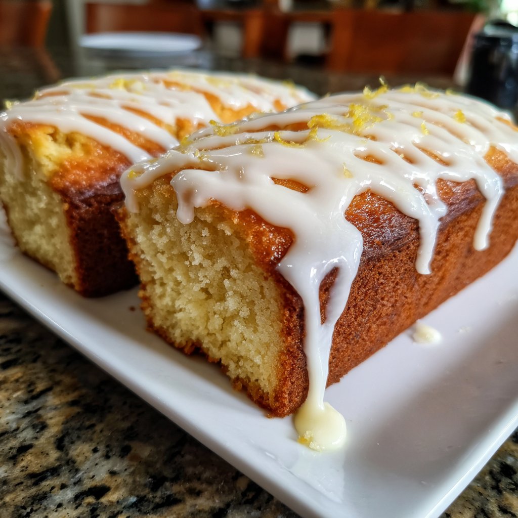 Zitronenkuchen mit Vanille