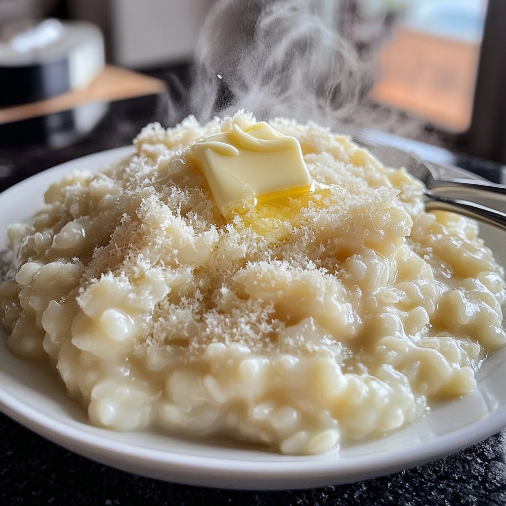 Risotto mit Parmesan und Butter