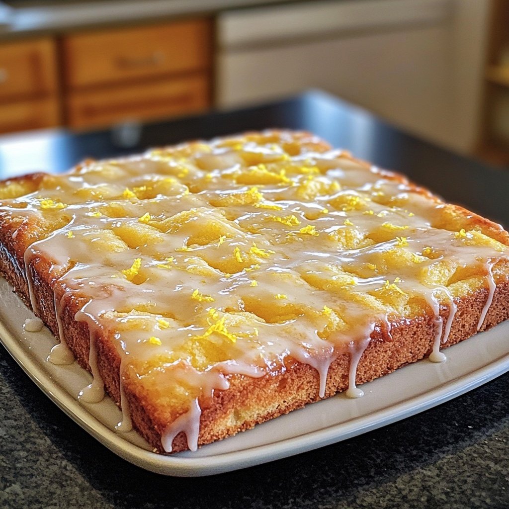 Saftiger Zitronenkuchen