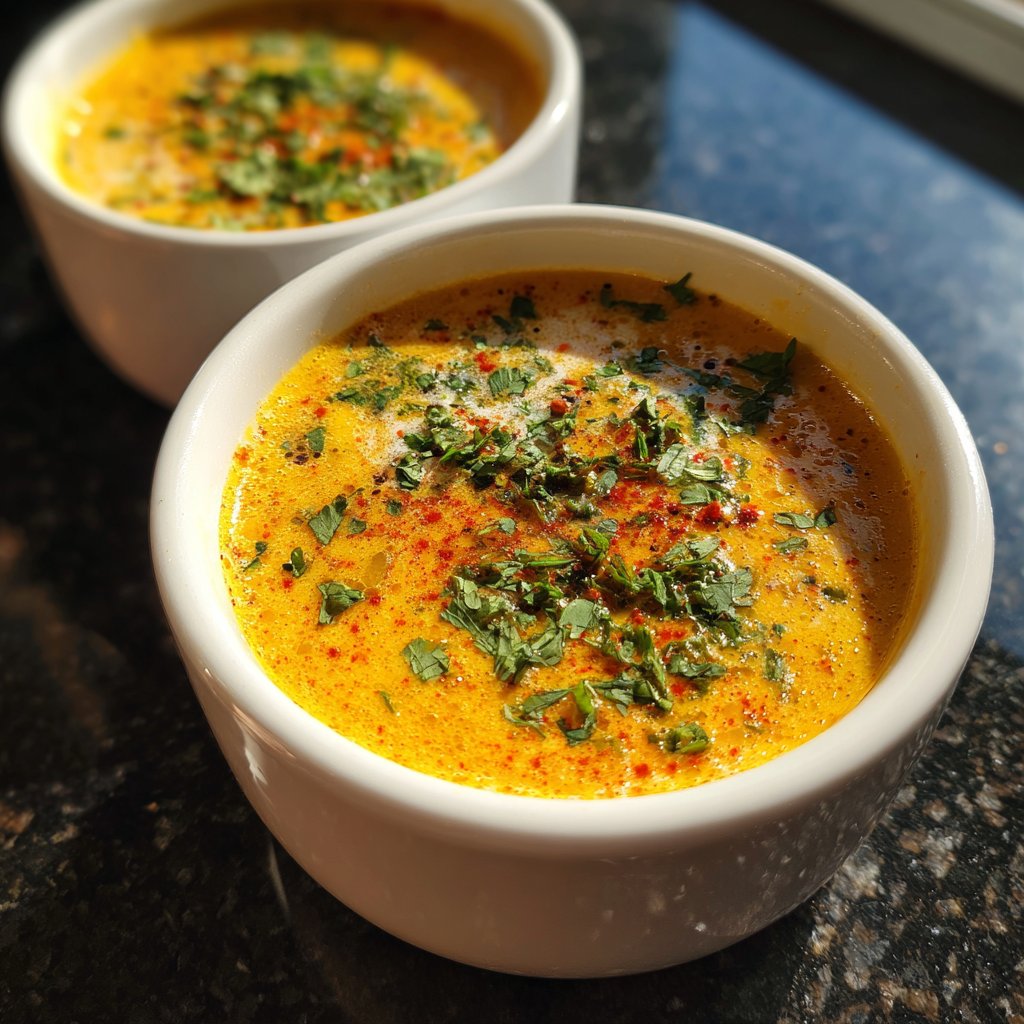 Linsensuppe mit Kokosmilch