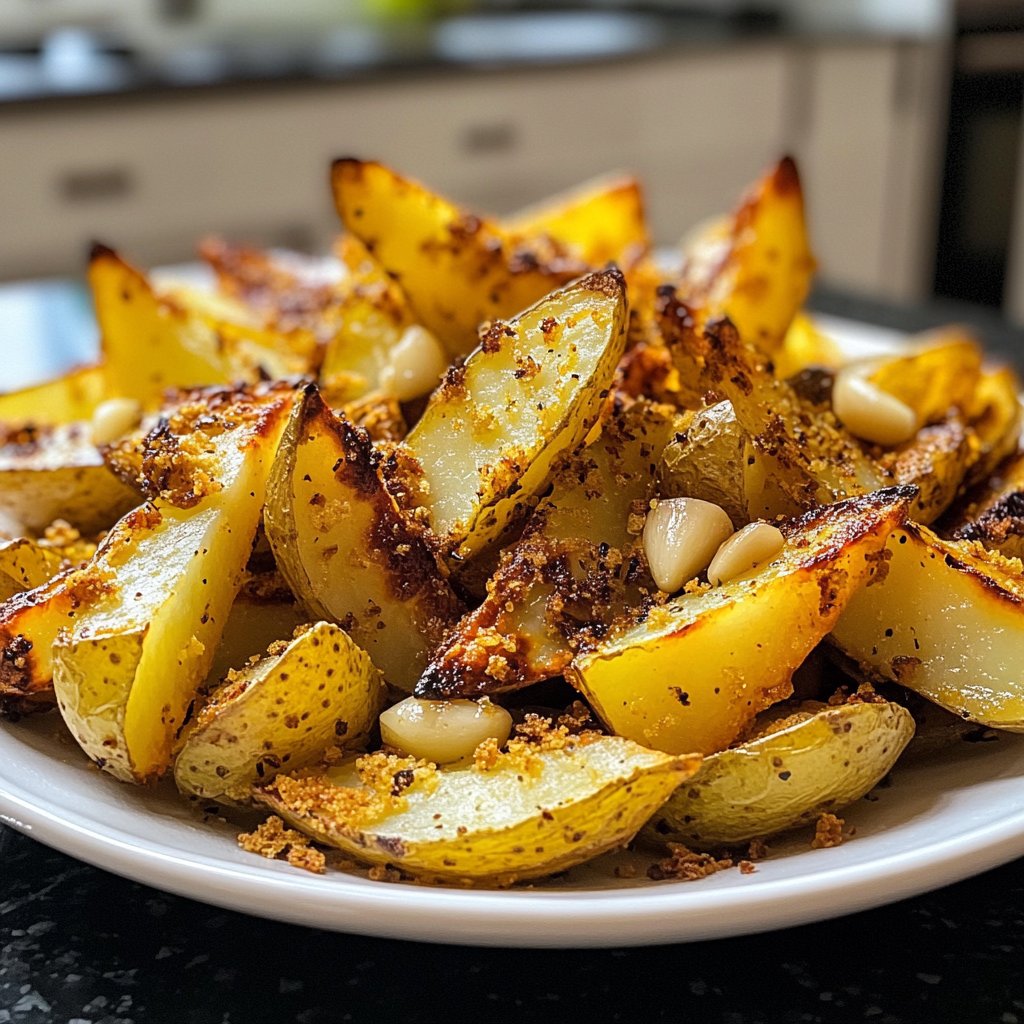Ofenkartoffeln mit Knoblauch