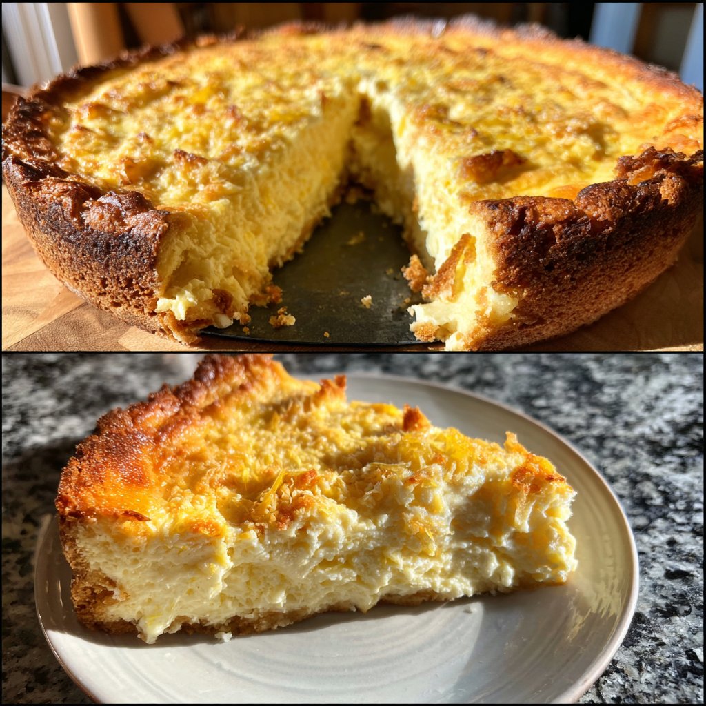 Käsekuchen ohne Boden