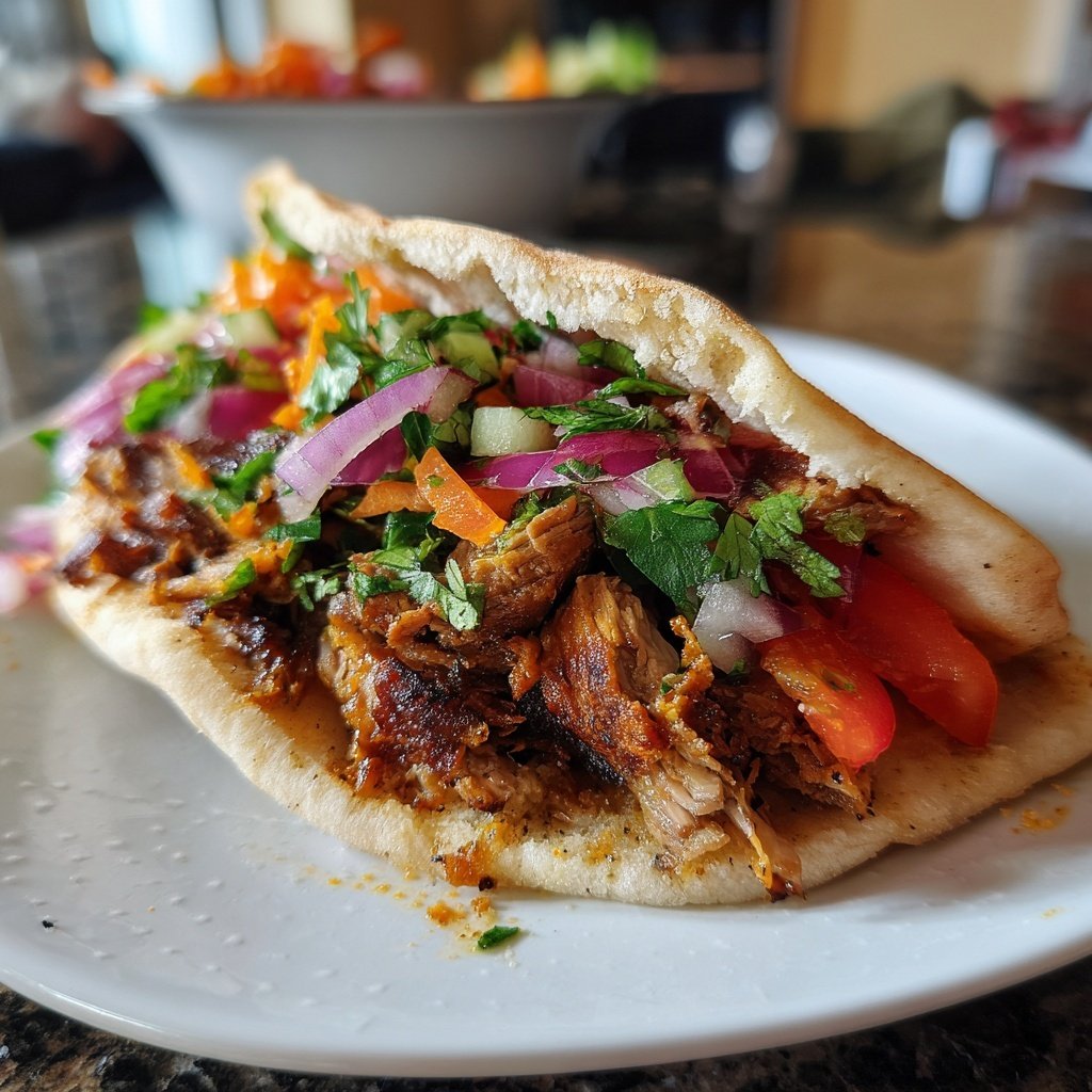 Klassischer Döner Kebab wie vom Imbiss