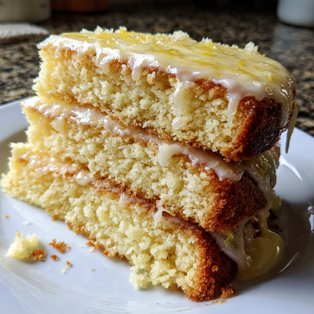 Zitronenkuchen locker und saftig