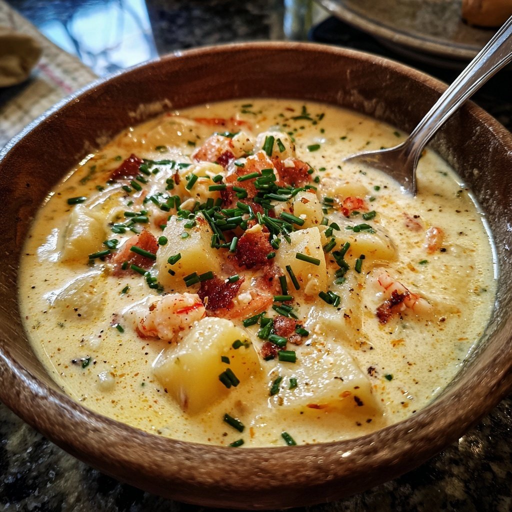 Cremige deutsche Kartoffelsuppe (Kartoffelsuppe)