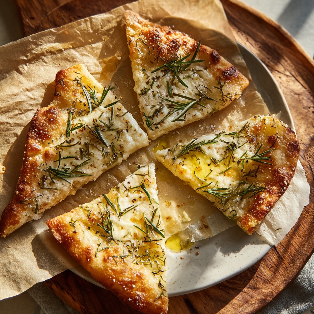 Pizza Bianca mit Rosmarin