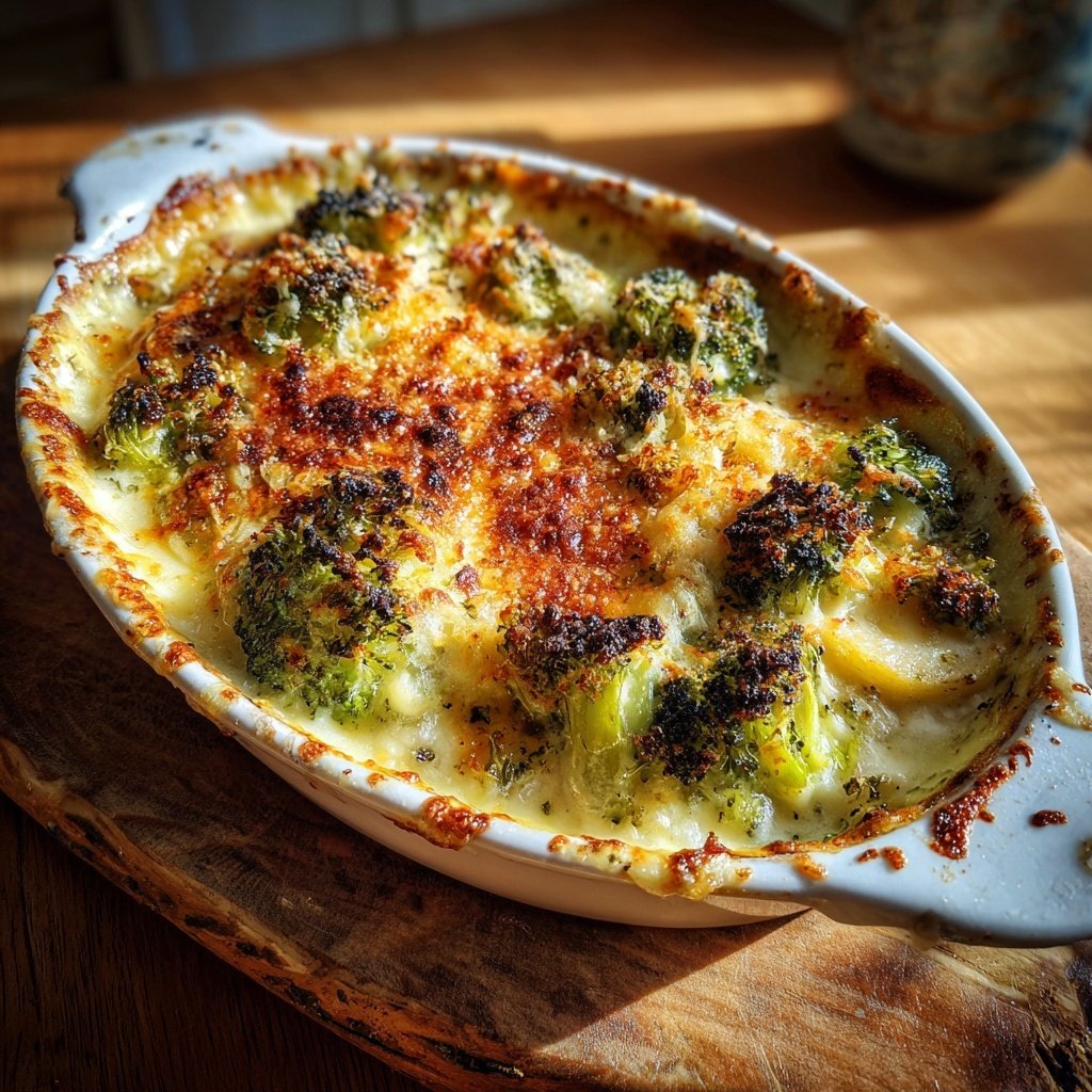 Brokkoli Kartoffel Gratin Leicht