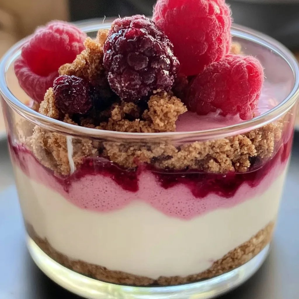 Spekulatius-Himbeere-Dessert